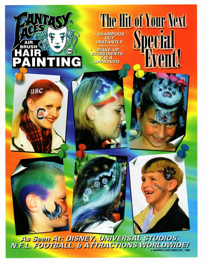 Morris Costumes Hair Painting Brochures 3 Morris Costumes Hair Painting Brochures