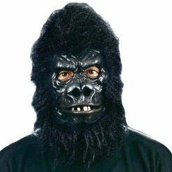 Zagone Studios Deluxe Gorilla, Primate Ape Latex Face Mask Masks