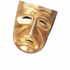 Disguise Tragedy Mask Gold