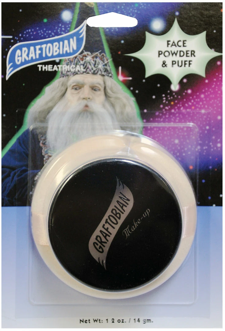 Graftobian Face Powder With Puff Makeup & SFX 4 Graftobian Face Powder With Puff Makeup & SFX