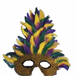 Morris Costumes Mask Mardi Gras Tall Feather Masks