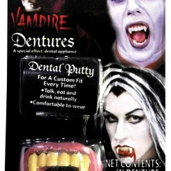 Fun World Big Bubba Vampire Teeth Dentures Accessories