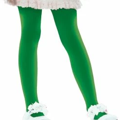 Leg Avenue Child Opaque Tights Green Or Black