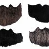 Morris Costumes Goatee 5 Point Black Human Hai Wigs & Beards