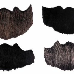 Morris Costumes Goatee 5 Point Black Human Hai Wigs & Beards