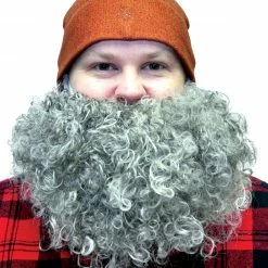 Fun World Big Curly Bushy Beard Wigs & Beards
