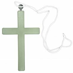Morris Costumes Accessories Monk Cross Glow Plastic