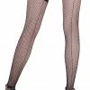 Leg Avenue Thigh High Net Black Seamed Accessories