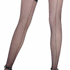 Leg Avenue Thigh High Net Black Seamed Accessories