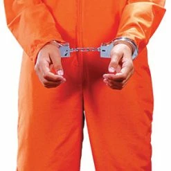 Fun World Got Busted - Orange Prisoner Jumpsuit Child Costume Costumes