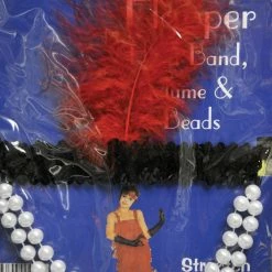 Morris Costumes 1920's Costumes Flapper Headpiece & Necklace