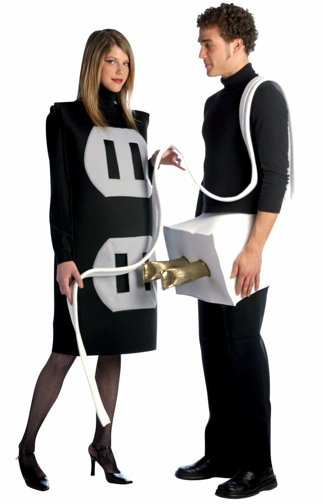 Rasta Imposta Plug And Socket Couple Costume Costumes 3 Rasta Imposta Plug And Socket Couple Costume Costumes