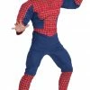 Disguise Spider-Man Muscle Chest Adult Costume And Mask Costumes