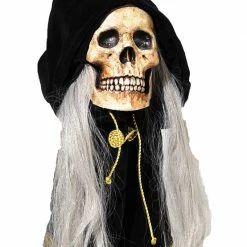 Seasonal Visions Decorations & Props Grim Deluxe Hanging Skull 22 Inches