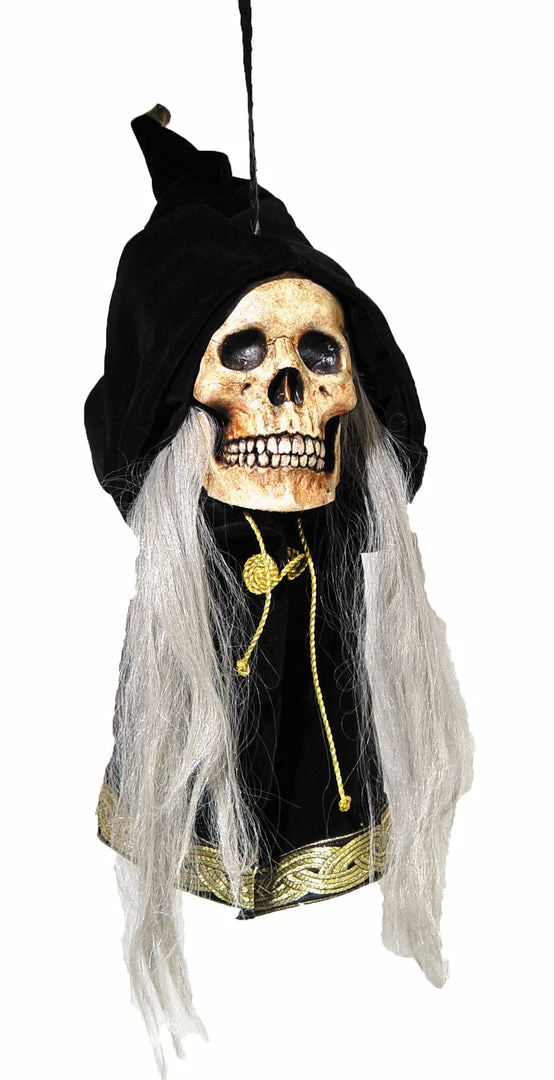 Seasonal Visions Decorations & Props Grim Deluxe Hanging Skull 22 Inches 3 Seasonal Visions Decorations & Props Grim Deluxe Hanging Skull 22 Inches