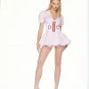 Leg Avenue Women's Spongebath Betty Sexy Nurse Dress Costume