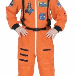 Aeromax Costumes Astronaut Costume With Cap Child Official NASA Logo