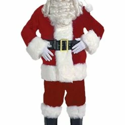 Halco Costumes Men's Santa Suit Deluxe Velvet