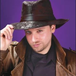 Fun World Fedora Leather-Look