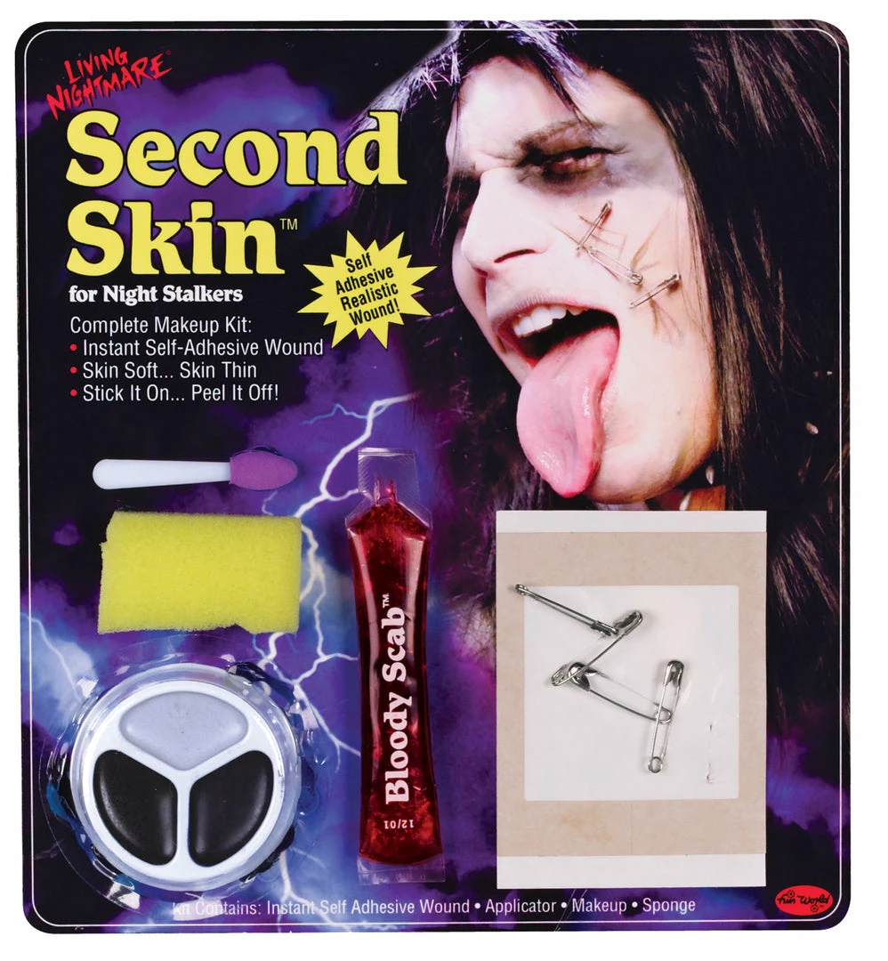 Fun World Makeup & SFX Second Skin Kit Safety Pin 3 Fun World Makeup & SFX Second Skin Kit Safety Pin