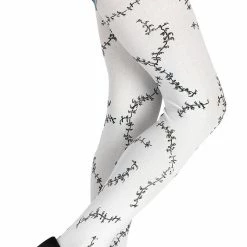 Disguise Stitches Effect White Child Halloween Pantyhose Accessories