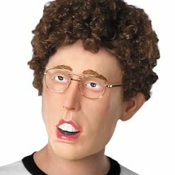 Rubie's Napoleon Dynamite, Deluxe Licensed Mask With Hair