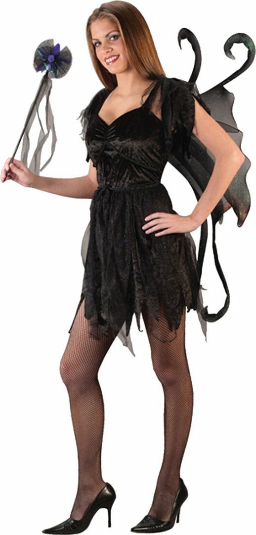 Fun World Midnight Fairy Black Teen Costume Costumes 3 Fun World Midnight Fairy Black Teen Costume Costumes
