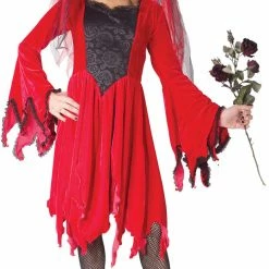 Fun World Devil Bride Red Child Costume