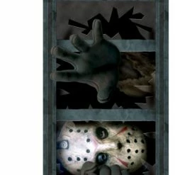 Rubie's Horror Movie Costumes Friday The 13th, Jason Wall Window Decal