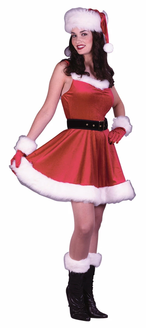 Fun World Costumes Santa Ms Baby Dress Adult Costume, S/M (2-8) 3 Fun World Costumes Santa Ms Baby Dress Adult Costume, S/M (2-8)