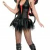 Leg Avenue Women's Gothic Fairy Red And Black Costume Costumes