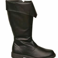 Pleaser Shoes Accessories Men's Pirate Boot - Black