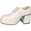 Pleaser Shoes Accessories 70's 80's Men's Patent Leather Black Or White Platform Shoe