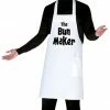 Rasta Imposta Baker Bun Maker Adult Costume, Chef Hat And Apron