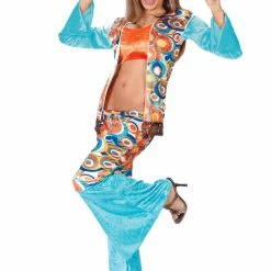 Fun World Costumes Hippie Chic Womens Adult Costume, M/L (8-14)