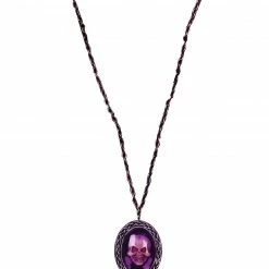 Fun World Accessories Necklace Gothic Skull Purple