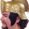 Morris Costumes Accessories Roman Helmet Gold W Gold Crest