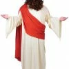 Fun World Costumes Jesus Adult Costume With Wig & Beard, Plus Size