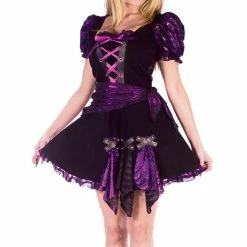 Fun World Costumes Women's Witch Purple Punk Costume