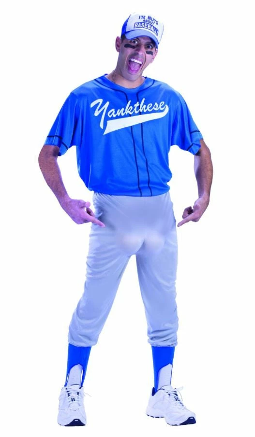 Fun World Baseball Nut Plus Size Men's Costume 3 Fun World Baseball Nut Plus Size Men's Costume