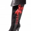 Ellie Shoes Women's Pirate Boot With Ribbons Accessories
