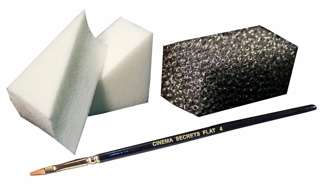 Cinema Secrets Stipple Sponge Applcatr Kit Makeup & SFX 3 Cinema Secrets Stipple Sponge Applcatr Kit Makeup & SFX
