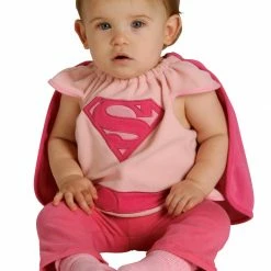 Rubie's Supergirl, Infant Bib And Cape Costumes