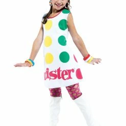 Paper Magic Hasbro Childs Twister Girls Costume Dress & Hat