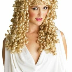 Seasonal Visions Athena Ringlets Goddess Wig Blonde Wigs & Beards