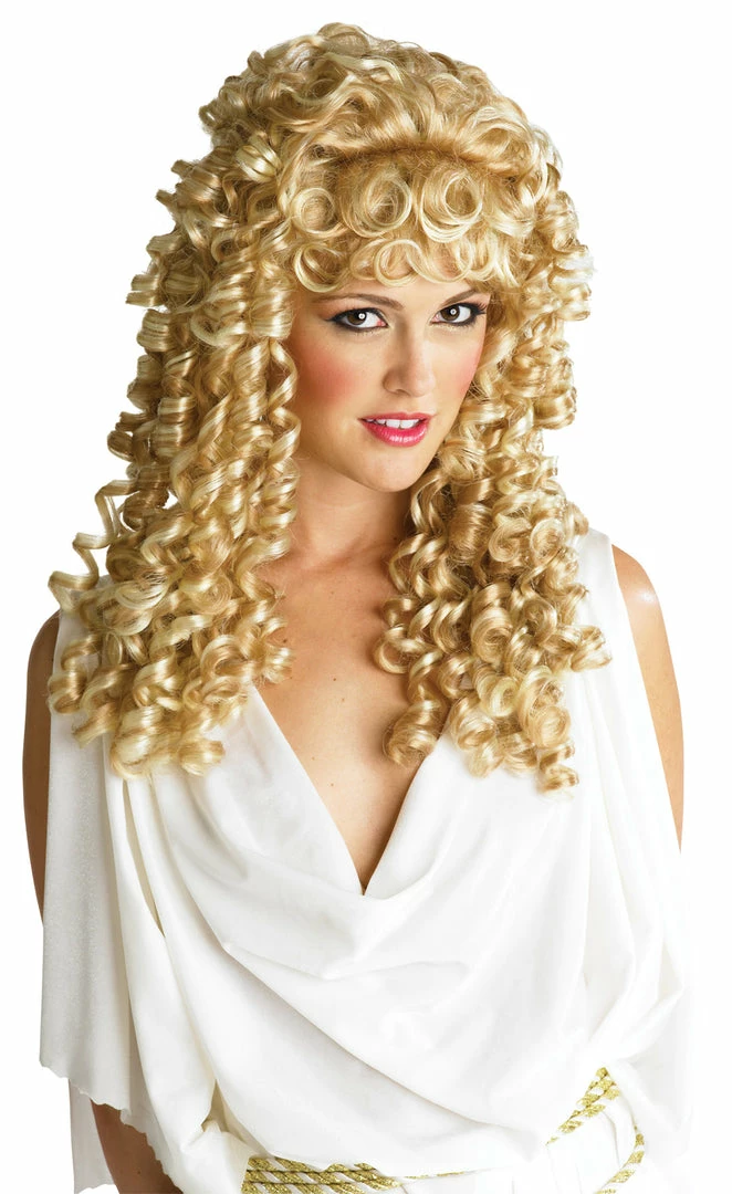 Seasonal Visions Athena Ringlets Goddess Wig Blonde Wigs & Beards 3 Seasonal Visions Athena Ringlets Goddess Wig Blonde Wigs & Beards