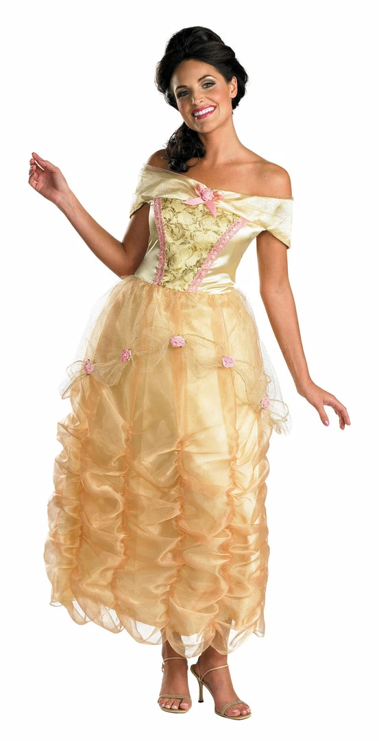 Disguise Costumes Beauty And The Beast Women's Belle Deluxe Costume 3 Disguise Costumes Beauty And The Beast Women's Belle Deluxe Costume