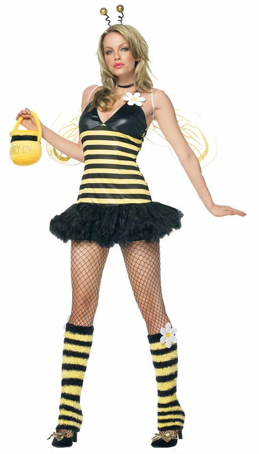 Leg Avenue Women's Daisy Bee Sexy Costume & Wings Costumes 3 Leg Avenue Women's Daisy Bee Sexy Costume & Wings Costumes