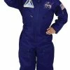 Aeromax Costumes NASA Flight Suit With Cap Childs Costume Girls & Boys