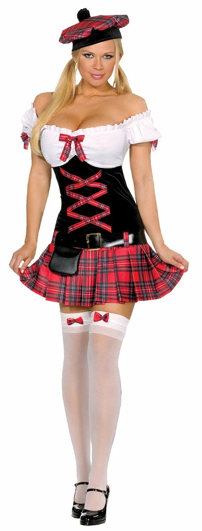Dreamgirl Women's Sassie Lassie Sexy Scottish Costume 3 Dreamgirl Women's Sassie Lassie Sexy Scottish Costume